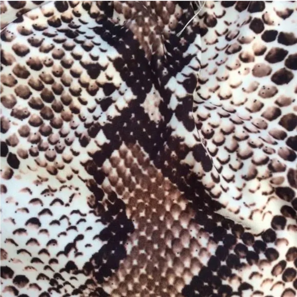 Nasty Gal Snake Print Tie Bodysuit - Picture 4 of 8